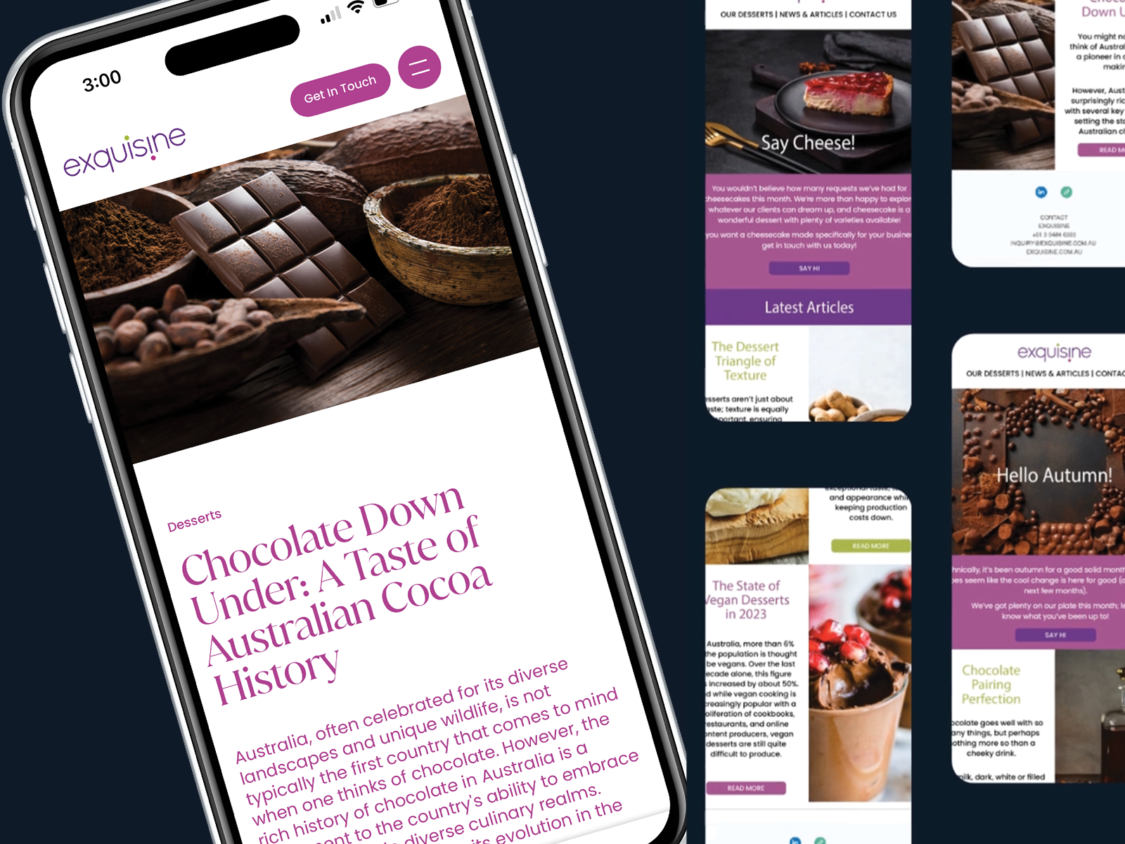 Exquisine | Content Marketing Strategy & Implementation