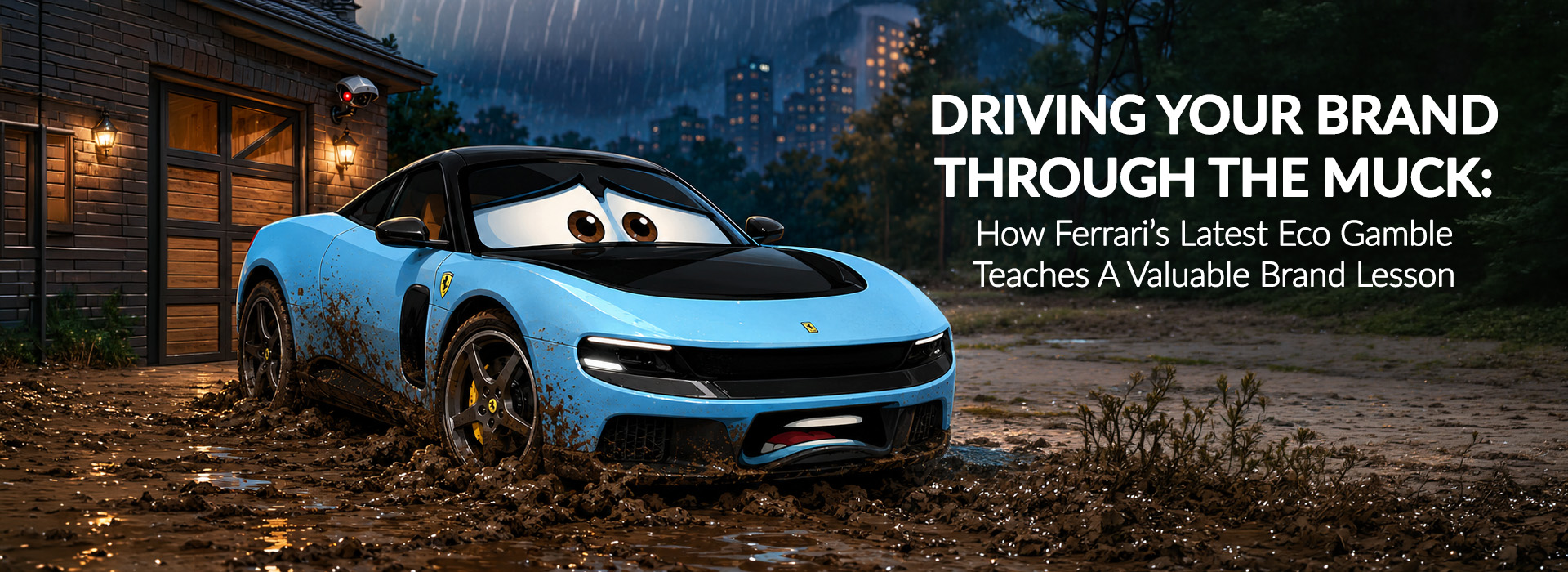 Driving Your Brand Through The Muck: How Ferrari’s Latest Eco Drive Teaches A Valuable Brand Lesson.